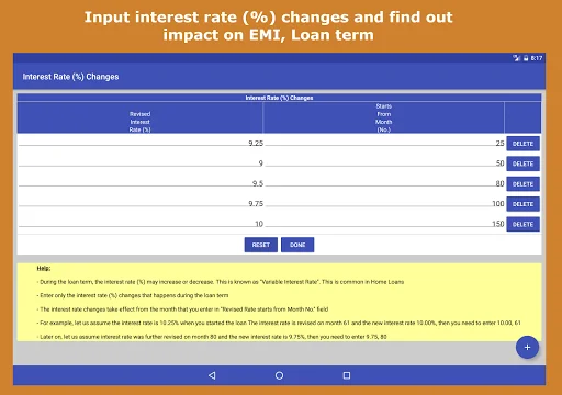 Financial Calculator India डाउनलोड करें – EMI, SIP और टैक्स कैलकुलेटर - Screenshot 19