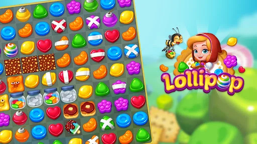 Lollipop: Sweet Taste Match 3 डाउनलोड करें – बेहतरीन पहेली गेम - Screenshot 19
