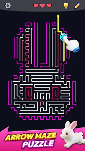 Arrow Maze Puzzle डाउनलोड करें – सर्वश्रेष्ठ दिमागी पहेली गेम - Screenshot 2