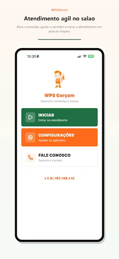 WPS Garçom डाउनलोड करें – रेस्तरां प्रबंधन के लिए बेहतरीन ऐप - Screenshot 1