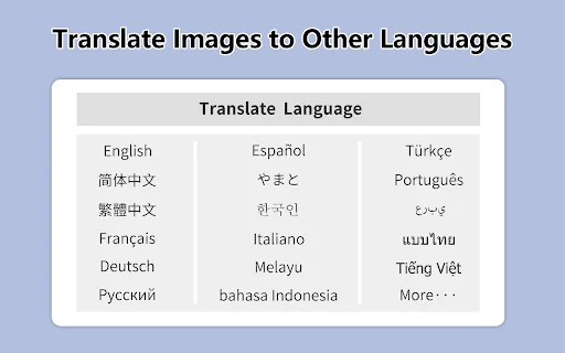 Image Translator डाउनलोड करें – AI के साथ 130+ भाषाओं में अनुवाद करें - Screenshot 5