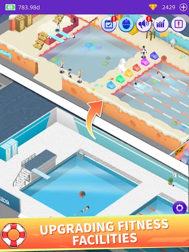 Idle GYM Sports डाउनलोड करें – बेस्ट जिम सिम्युलेटर गेम - Screenshot 9