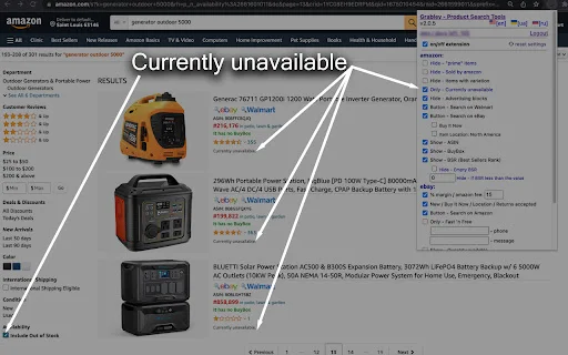 GRABLEY – Amazon और eBay के लिए सबसे अच्छा प्रोडक्ट रिसर्च टूल डाउनलोड करें - Screenshot 1