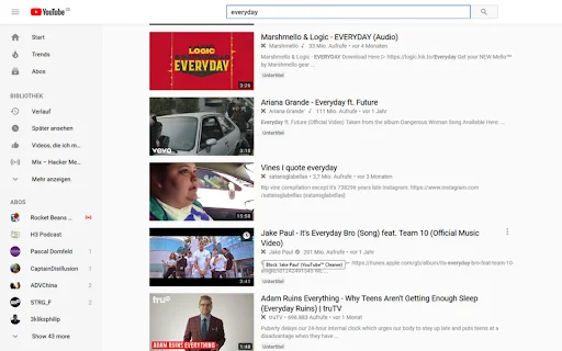 Channel Blocker डाउनलोड करें – YouTube पर अनचाहे चैनल और वीडियो ब्लॉक करें - Screenshot 5