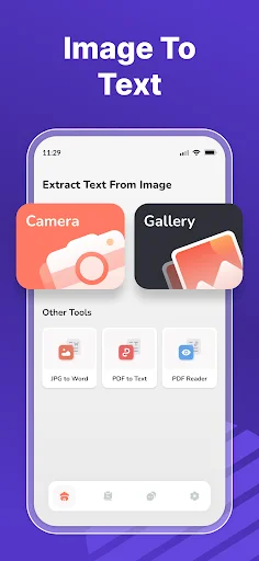 Extract Text From Image डाउनलोड करें – OCR और PDF कन्वर्टर - Screenshot 1