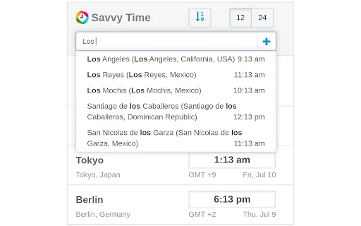 Time Zone Converter – Savvy Time डाउनलोड करें | वैश्विक समय और मीटिंग्स - Screenshot 3