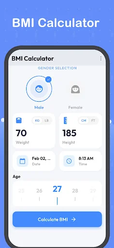BMI Calculator-Weight Record डाउनलोड करें – AI फिटनेस और डाइट गाइड - Screenshot 9