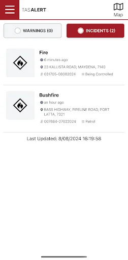 TasALERT ऐप डाउनलोड करें – सुरक्षित रहें और आपातकालीन अपडेट पाएं - Screenshot 2
