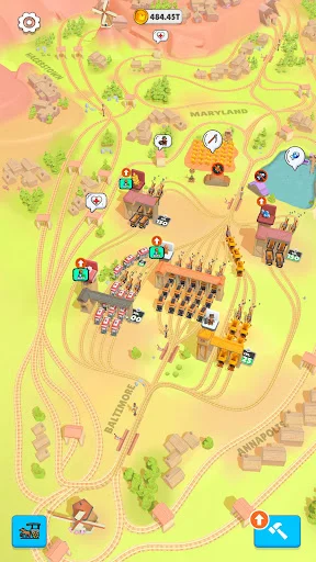 Rail Master Tycoon: Idle Train डाउनलोड करें – बेहतरीन ट्रेन गेम - Screenshot 1