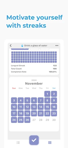 Habit Streak Tracker: DotHabit डाउनलोड करें – दैनिक आदतें सुधारें - Screenshot 6