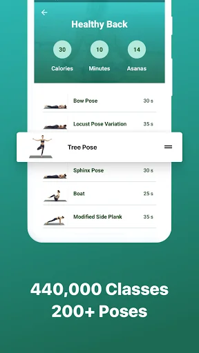 Yoga Poses ऐप डाउनलोड करें – शुरुआती लोगों के लिए योग कक्षाएं - Screenshot 3