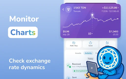 MyTonWallet डाउनलोड करें – TON और TRON के लिए सबसे सुरक्षित क्रिप्टो वॉलेट - Screenshot 4