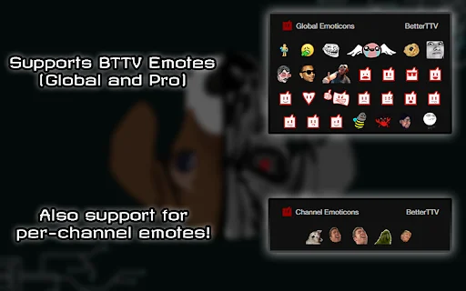 The FFZ Add-On Pack डाउनलोड करें – Twitch इमोट्स के लिए सर्वश्रेष्ठ टूल - Screenshot 1