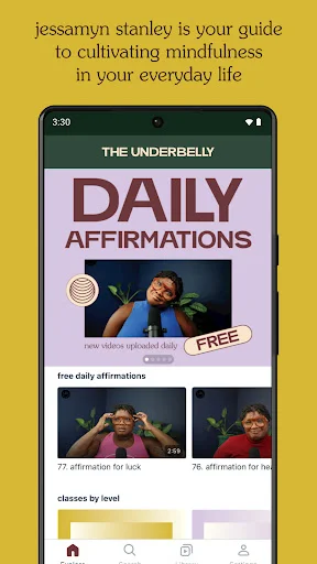 The Underbelly ऐप डाउनलोड करें – सभी के लिए समावेशी योग और ध्यान - Screenshot 2
