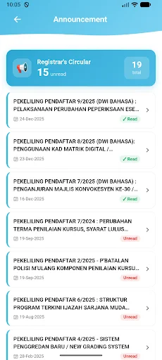 myOUM ऐप डाउनलोड करें – Open University Malaysia छात्रों के लिए सबसे अच्छा ऐप - Screenshot 7