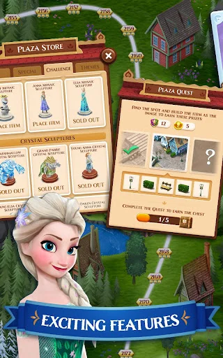 Disney Frozen Free Fall डाउनलोड करें – अरेंडेल की जादुई पहेली गेम - Screenshot 9