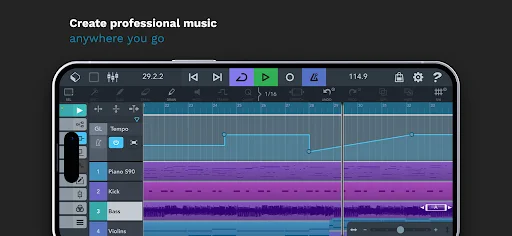Cubasis 3 डाउनलोड करें – प्रोफेशनल म्यूजिक प्रोडक्शन ऐप - Screenshot 1