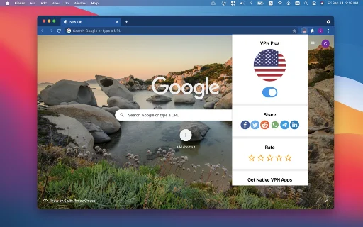 VPN Plus Chrome एक्सटेंशन डाउनलोड करें – सुरक्षित और तेज़ फ्री VPN - Screenshot 2