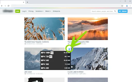 Video Downloader for Vimeo – एक क्लिक में वीडियो डाउनलोड करें - Screenshot 1