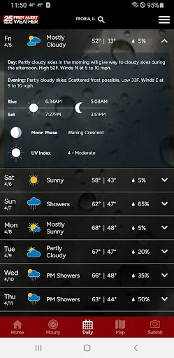 WEEK 25 First Alert Weather डाउनलोड करें – सटीक मौसम अपडेट - Screenshot 3