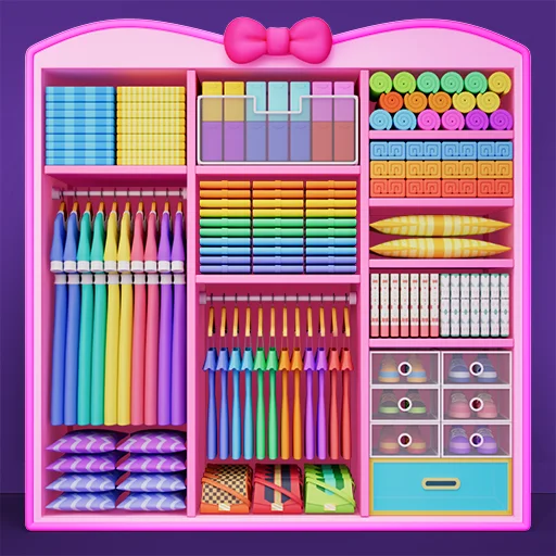 Fill Closet: Organizing Games डाउनलोड करें – ASMR पहेली गेम