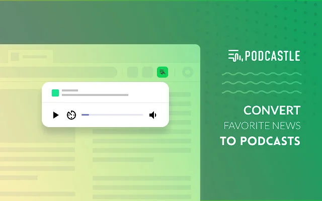 Podcastle AI डाउनलोड करें – लेखों को पॉडकास्ट में बदलें - Screenshot 1