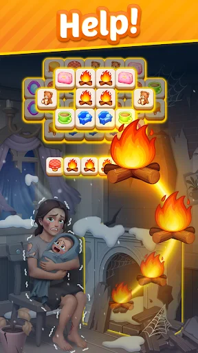 Tile Match – No Wifi डाउनलोड करें – 2026 का बेस्ट पज़ल गेम - Screenshot 1