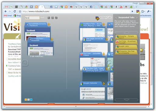TooManyTabs Chrome एक्सटेंशन डाउनलोड करें – टैब को आसानी से मैनेज करें - Screenshot 4