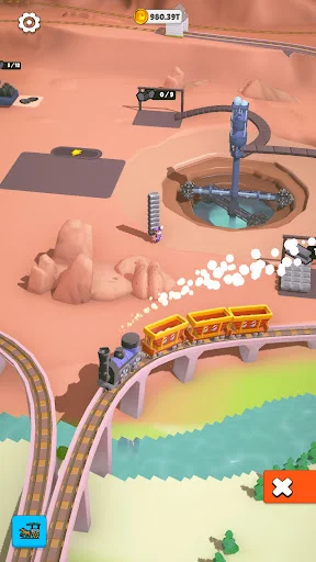 Rail Master Tycoon: Idle Train डाउनलोड करें – बेहतरीन ट्रेन गेम - Screenshot 3