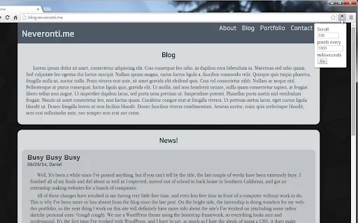 Simple Autoscroll डाउनलोड करें – ऑटोमैटिक पेज स्क्रॉलिंग टूल - Screenshot 1
