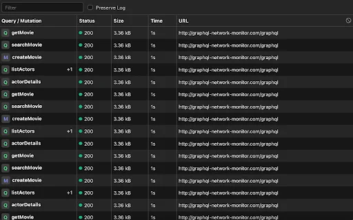 GraphQL Network Inspector डाउनलोड करें – सबसे अच्छा GraphQL टूल - Screenshot 1