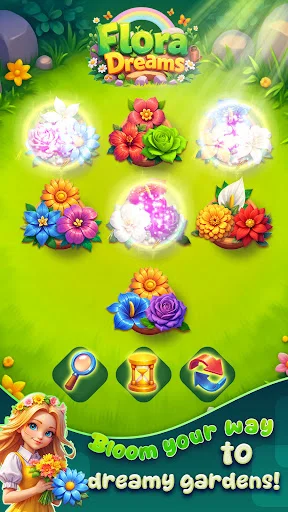 Flora Dreams डाउनलोड करें – फूलों की छंटनी और मिलान वाला बेहतरीन गेम - Screenshot 5