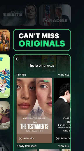 Hulu डाउनलोड करें: नवीनतम टीवी शो, मूवी और लाइव स्पोर्ट्स का आनंद लें - Screenshot 2