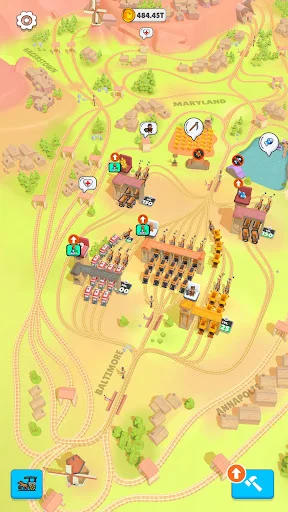 Rail Master Tycoon: Idle Train डाउनलोड करें – बेहतरीन ट्रेन गेम - Screenshot 5