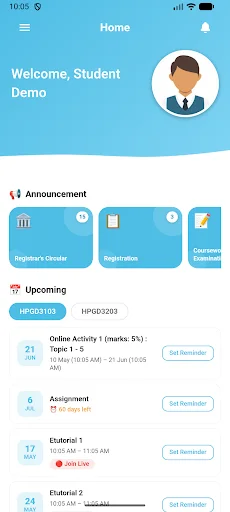 myOUM ऐप डाउनलोड करें – Open University Malaysia छात्रों के लिए सबसे अच्छा ऐप - Screenshot 2