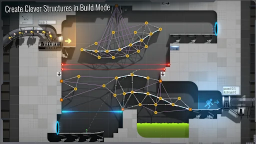 Bridge Constructor Portal डाउनलोड करें – बेहतरीन पहेली गेम - Screenshot 4