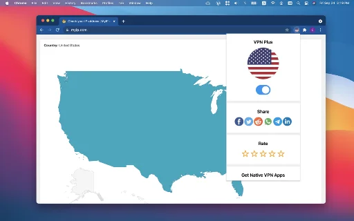 VPN Plus Chrome एक्सटेंशन डाउनलोड करें – सुरक्षित और तेज़ फ्री VPN - Screenshot 3