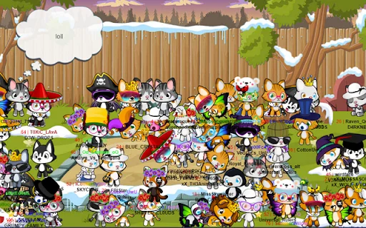 Meow, The Cat Pet डाउनलोड करें – ब्राउज़र के लिए प्यारा वर्चुअल पेट - Screenshot 1