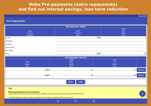Financial Calculator India Pro डाउनलोड करें – भारतीय वित्तीय गणनाएँ - Screenshot 18