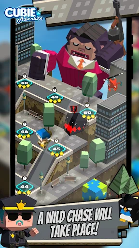 Cubie Adventure World डाउनलोड करें – मजेदार रन और जंप गेम - Screenshot 16