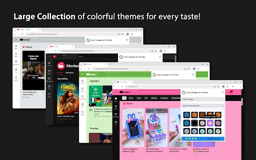 YouTube के लिए Theme & Color Changer डाउनलोड करें – अपना YouTube रंगीन बनाएं - Screenshot 2