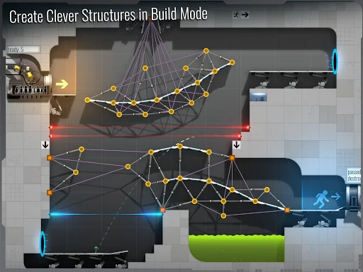Bridge Constructor Portal डाउनलोड करें – बेहतरीन पहेली गेम - Screenshot 16