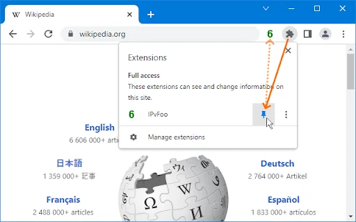 IPvFoo डाउनलोड करें – IPv4 और IPv6 कनेक्शन की जाँच करें - Screenshot 2
