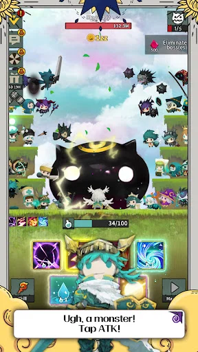 Tap Dragon: Little Knight Luna डाउनलोड करें – बेहतरीन Idle RPG गेम - Screenshot 12