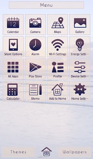 Morning Glow Theme +HOME डाउनलोड करें – शांत और सुंदर समुद्री थीम - Screenshot 2