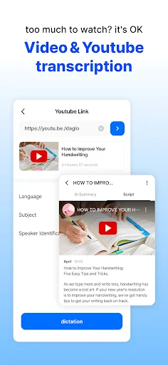 Daglo AI डाउनलोड करें – ऑल-इन-वन AI और वॉयस ट्रांसक्रिप्शन ऐप - Screenshot 8