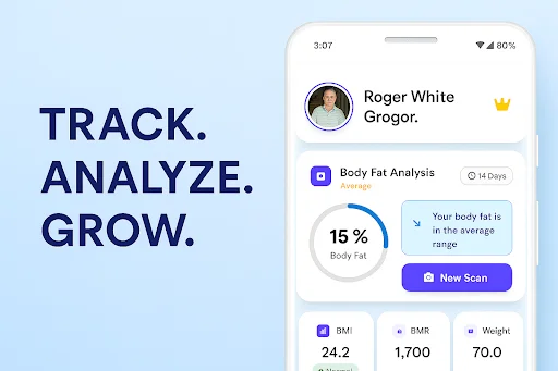 Formfy: AI Body Fat Scanner डाउनलोड करें – AI फिटनेस ट्रैकर - Screenshot 14