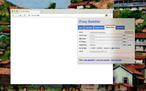 Proxy Switcher and Manager डाउनलोड करें – सुरक्षित ब्राउज़िंग - Screenshot 1