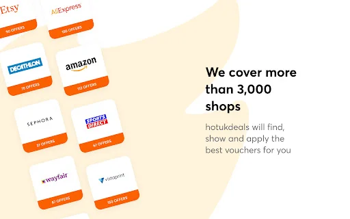 hotukdeals एक्सटेंशन डाउनलोड करें – सर्वोत्तम शॉपिंग डिस्काउंट और कूपन - Screenshot 4