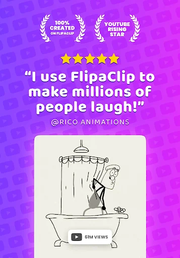 FlipaClip 2D एनीमेशन ऐप डाउनलोड करें – कार्टून और वीडियो बनाएं - Screenshot 14